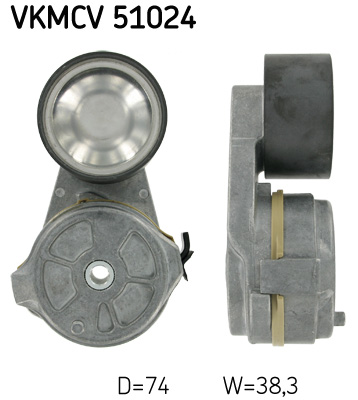 Belt Tensioner, V-ribbed belt - VKMCV 51024 SKF